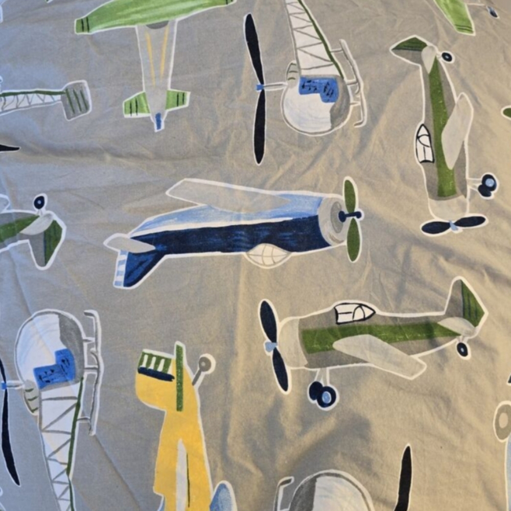 Pottery Barns Kids Airplane / Aviation Duvet Cover